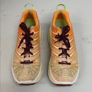 Hoka OG Stinson Trail Road Hybrid Running Shoe in Orange unisex W9/M8!